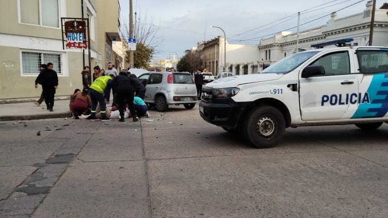 Accidente con un conductor agredido y hospitalizado